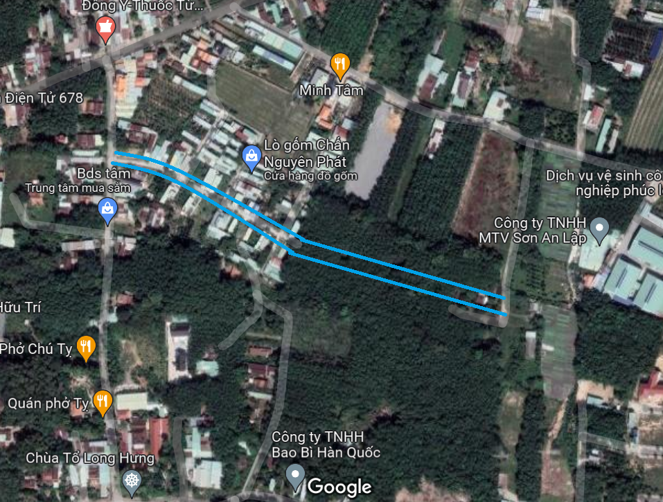 Đường sẽ mở theo quy hoạch ở phường Tân Định, thị xã Bến Cát, tỉnh Bình Dương (phần 6)