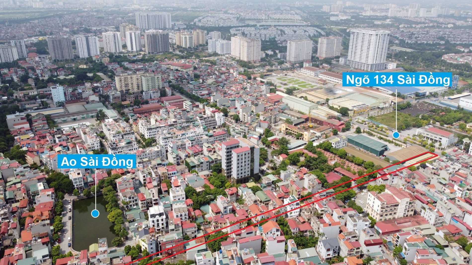 Đường sẽ mở theo quy hoạch ở phường Sài Đồng, Long Biên, Hà Nội (phần 2)