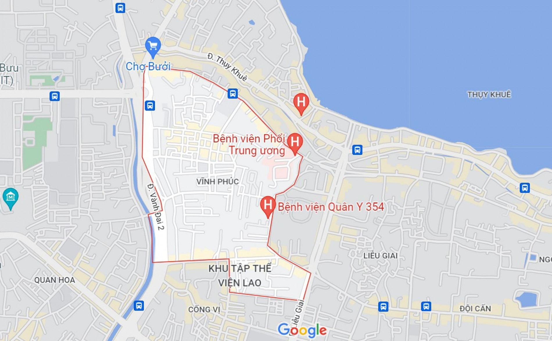 Những khu đất sắp thu hồi để mở đường ở phường Vĩnh Phúc, Ba Đình, Hà Nội (phần 3)