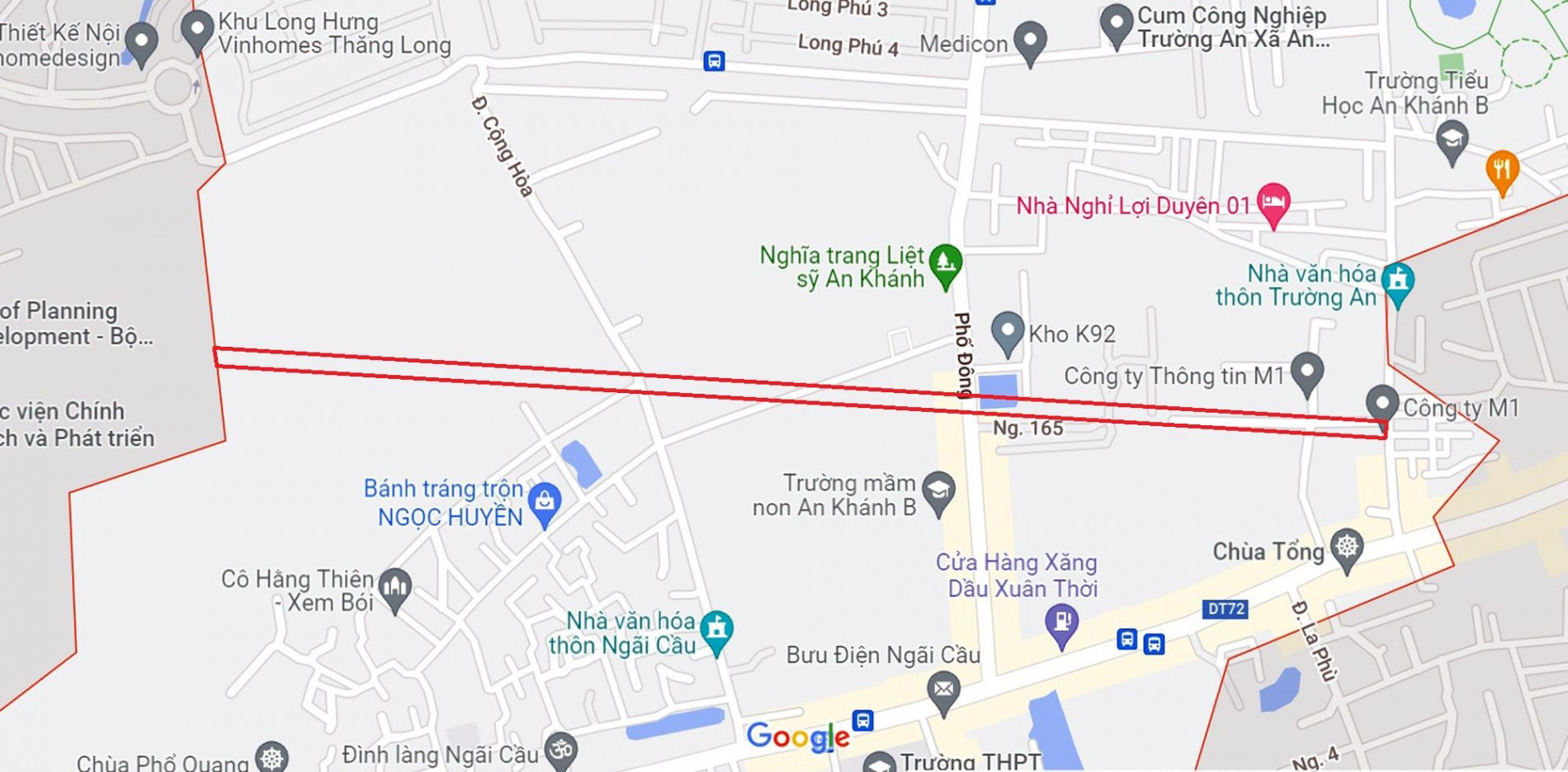 Đường sẽ mở theo quy hoạch ở xã An Khánh, Hoài Đức, Hà Nội (phần 5)