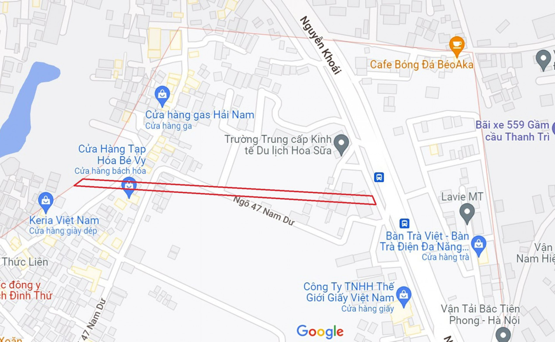 Đường sẽ mở theo quy hoạch ở phường Lĩnh Nam, Hoàng Mai, Hà Nội (phần 2)