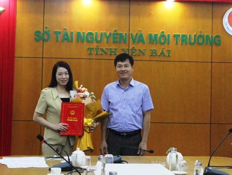 Sở Tài nguyên và Môi trường tỉnh Yên Bái vừa có thêm nữ Phó Giám đốc - Ảnh 1