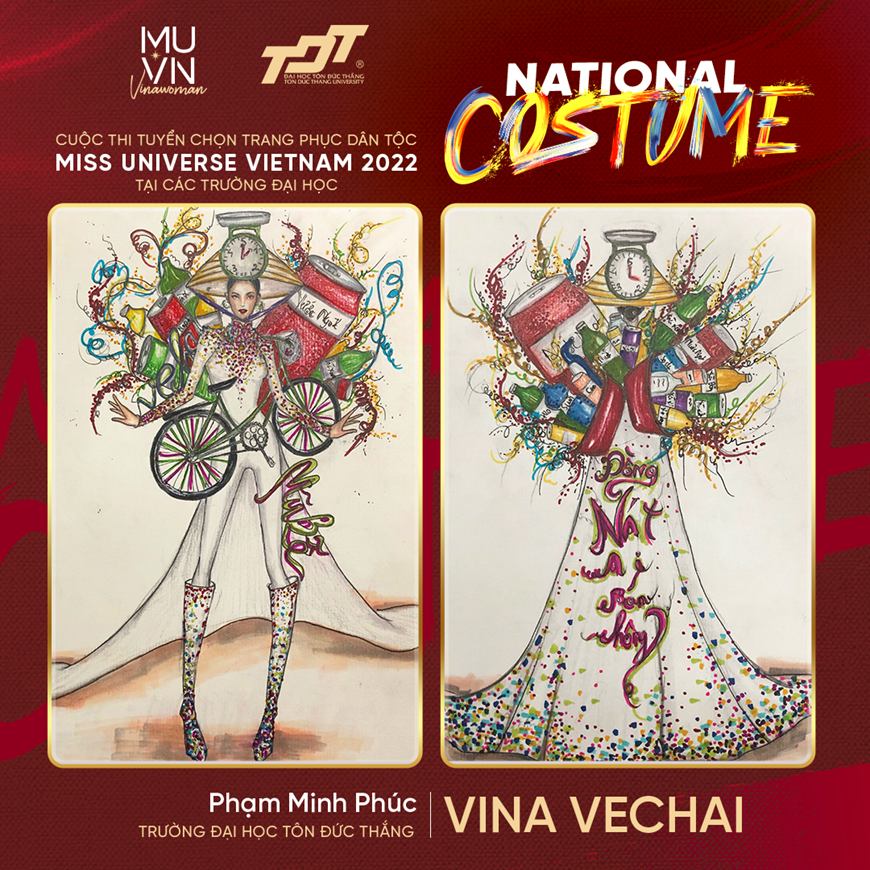 Hé lộ các mẫu thiết kế Trang phục dân tộc cho Hoa hậu Hoàn vũ 2022 | Thời trang | Vietnam+ (VietnamPlus)