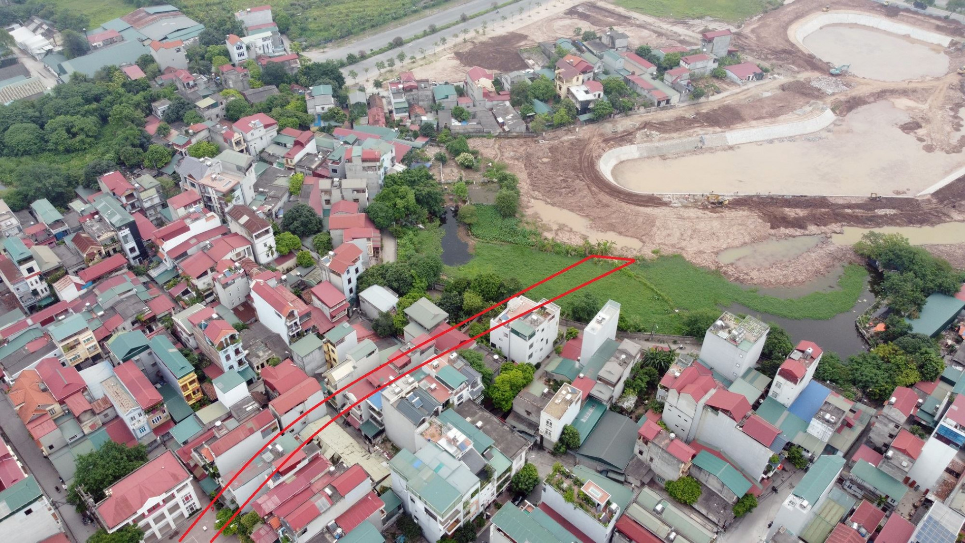 Đường sẽ mở theo quy hoạch ở phường Đức Giang, Long Biên, Hà Nội (phần 2)