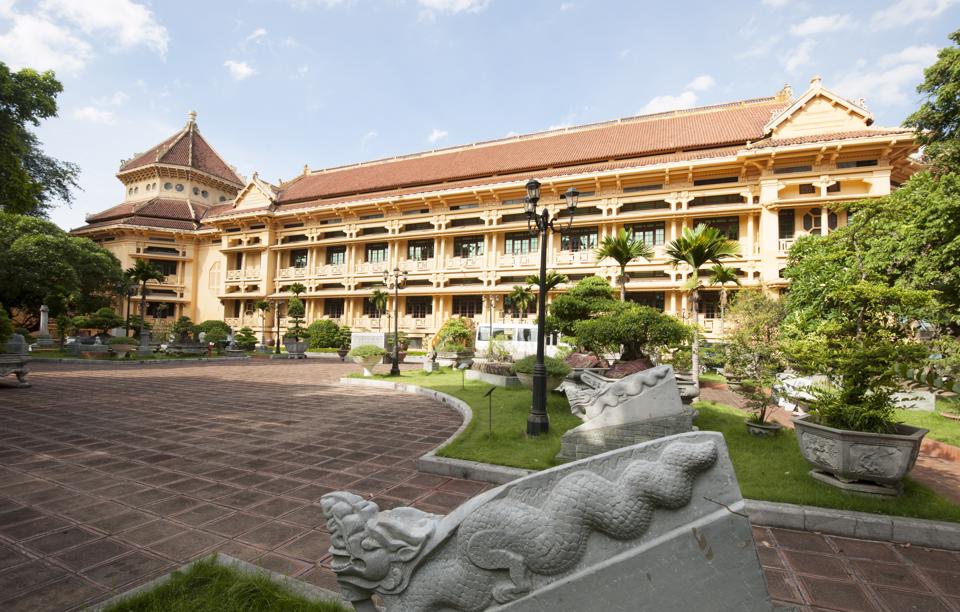 Kiến trúc Bảo tàng Lịch sử Việt Nam. Ảnh: Thanh Hải