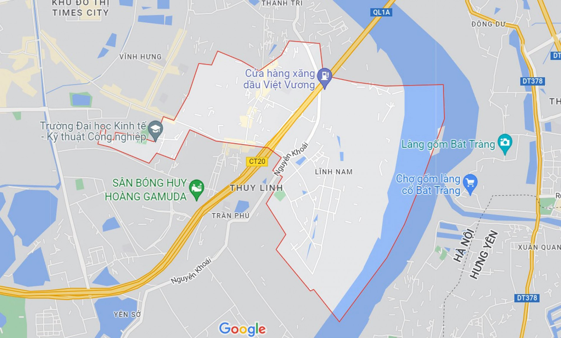 Đường sẽ mở theo quy hoạch ở phường Lĩnh Nam, Hoàng Mai, Hà Nội (phần 3)