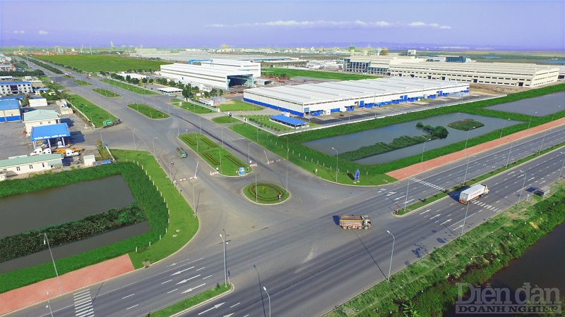 Currently in Hai Phong city, there are 2 units proposing to deploy eco-industrial parks: Dinh Vu Industrial Park Joint Stock Company (investor of Dinh Vu Industrial Park) and Shinec Joint Stock Company (investor of Nam Cau Kien Industrial Park).