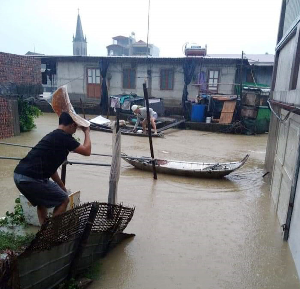 Bắc Giang, Việt Yên, vân hà, mưa lũ, ngập lụt
