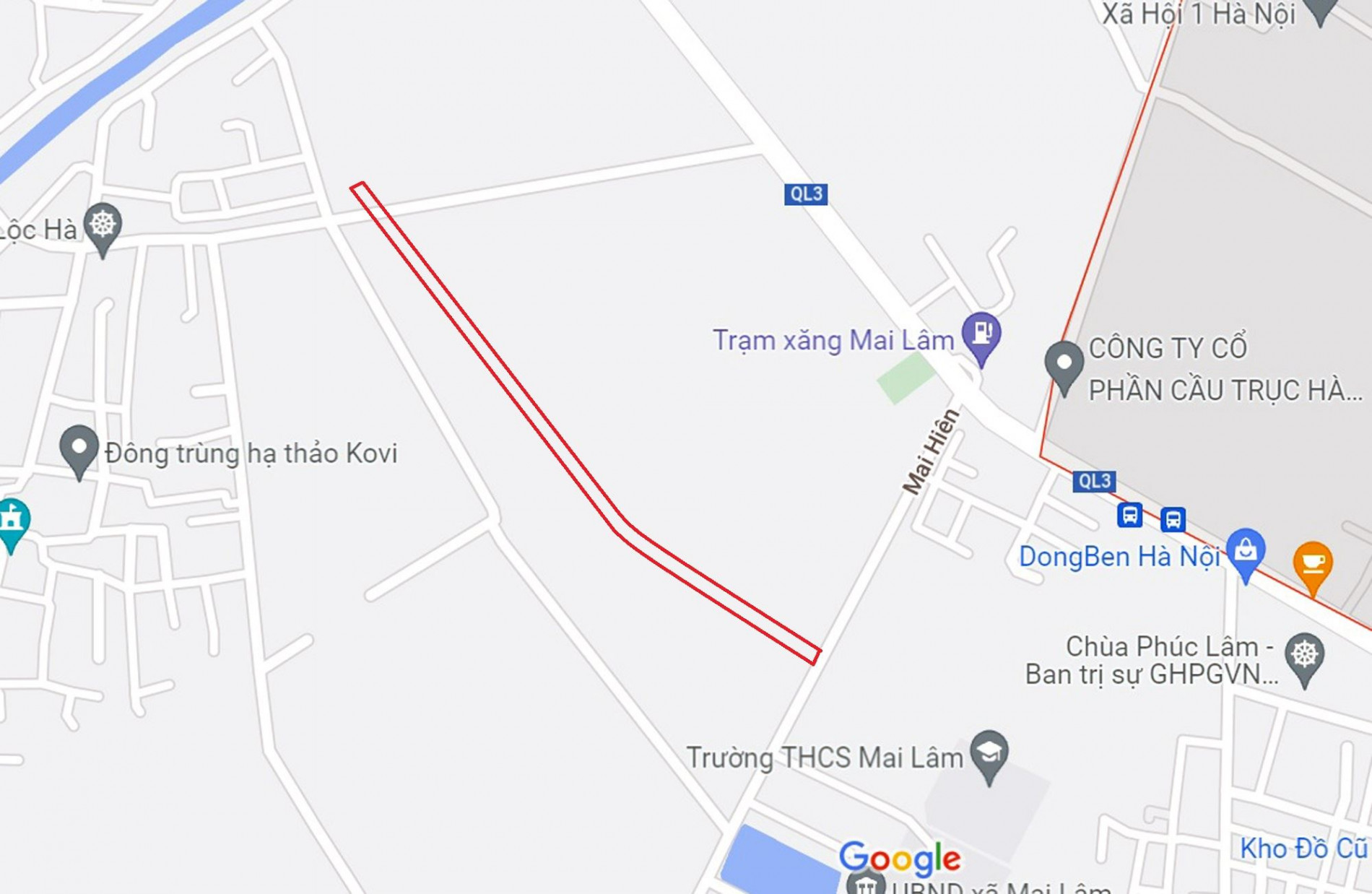 Đường sẽ mở theo quy hoạch ở xã Mai Lâm, Đông Anh, Hà Nội (phần 3)