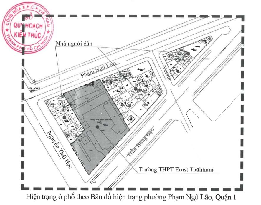 TP.HCM: Đề xuất điều chỉnh khu đất “tam giác vàng” dính đất trường Tenlơman ở Quận 1