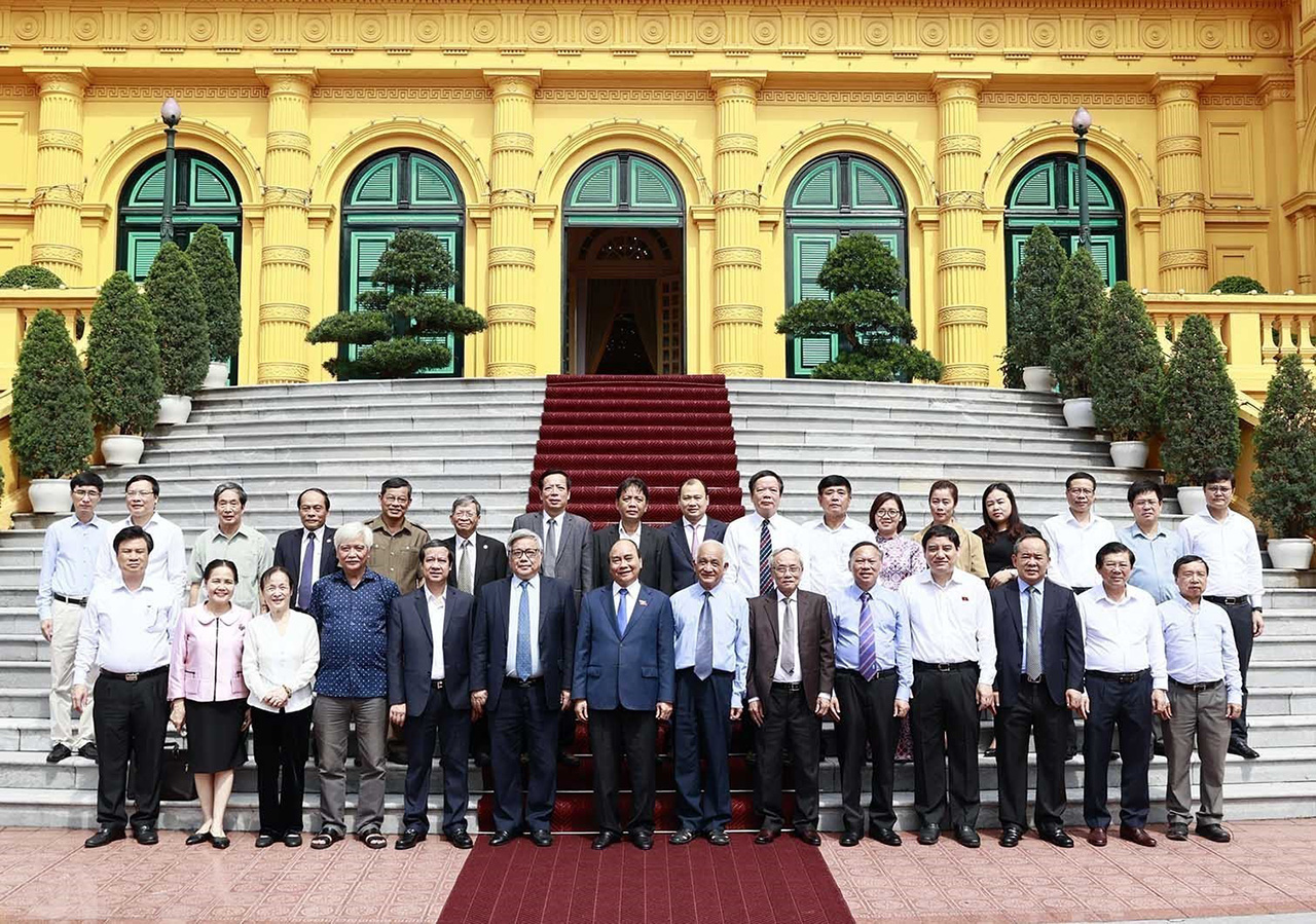 Chủ tịch nước làm việc với Hội Khoa học lịch sử Việt Nam -0