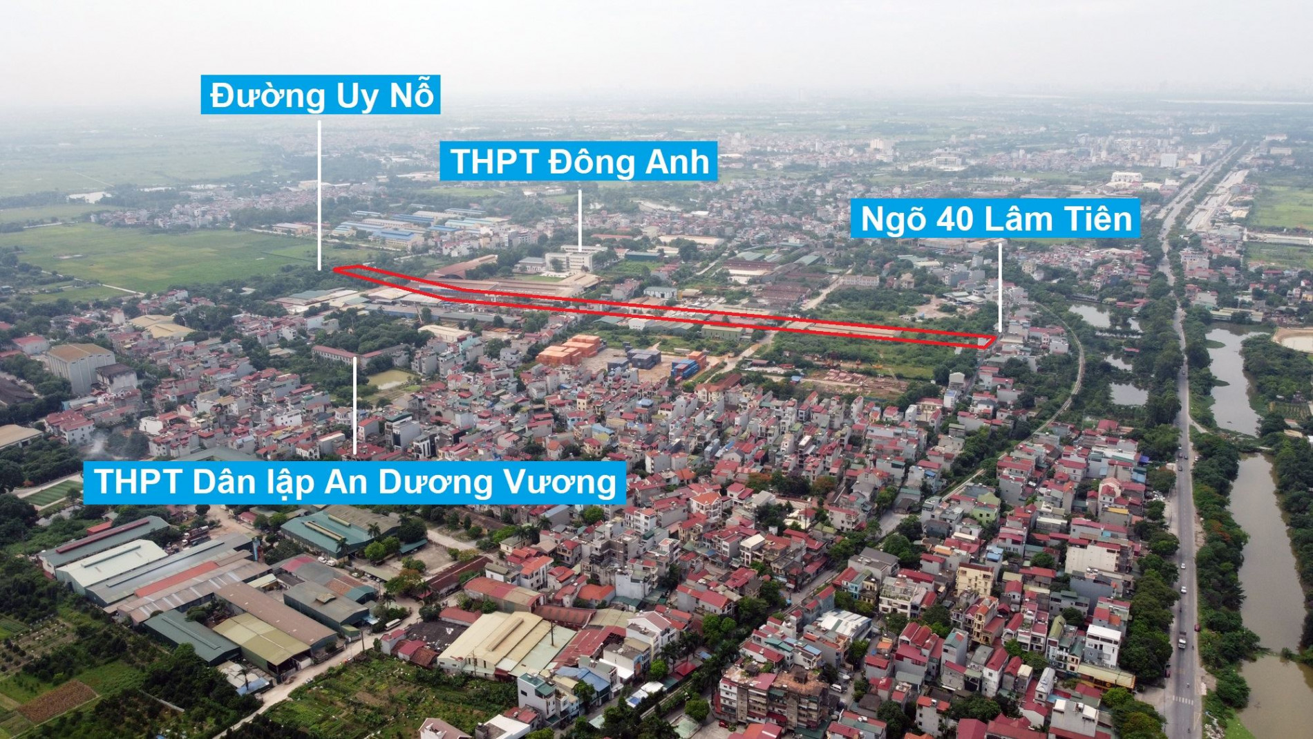 Đường sẽ mở theo quy hoạch ở thị trấn Đông Anh, Đông Anh, Hà Nội (phần 2)
