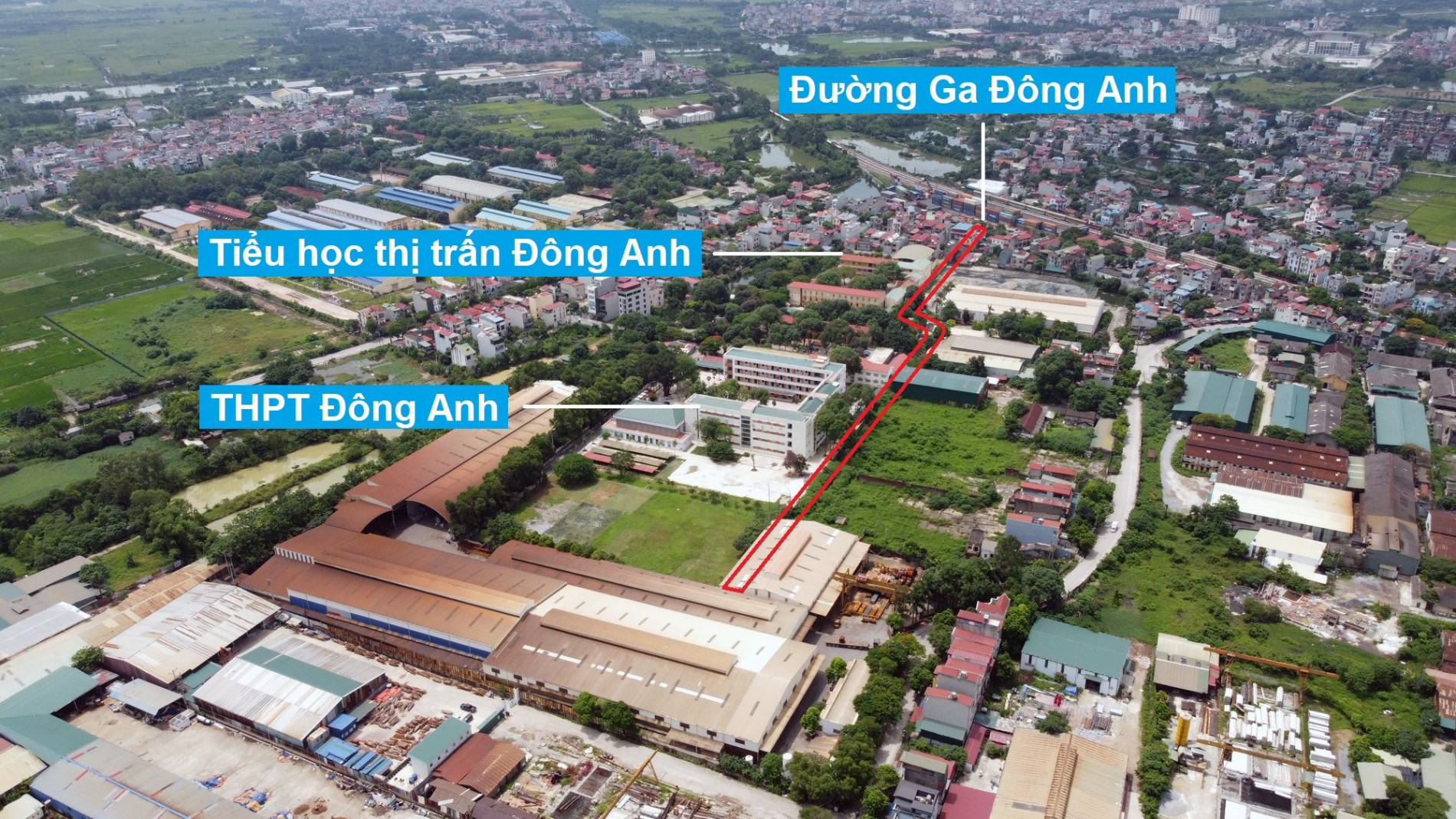 Đường sẽ mở theo quy hoạch ở thị trấn Đông Anh, Đông Anh, Hà Nội (phần 2)