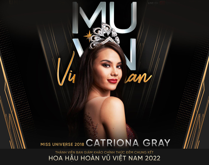 NÓNG: Miss Universe 2018 Catriona Gray làm giám khảo chung kết Hoa hậu Hoàn vũ Việt Nam 2022 Ảnh 1