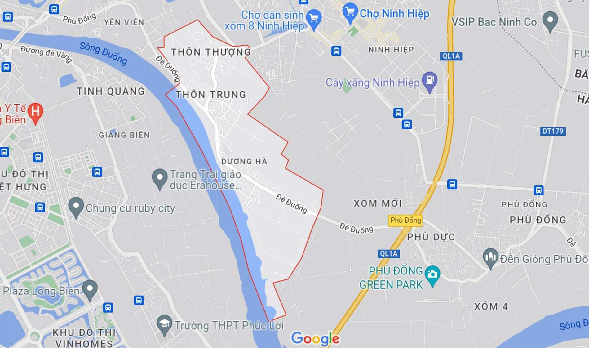 Đường sẽ mở theo quy hoạch ở xã Dương Hà, Gia Lâm, Hà Nội (phần 2)