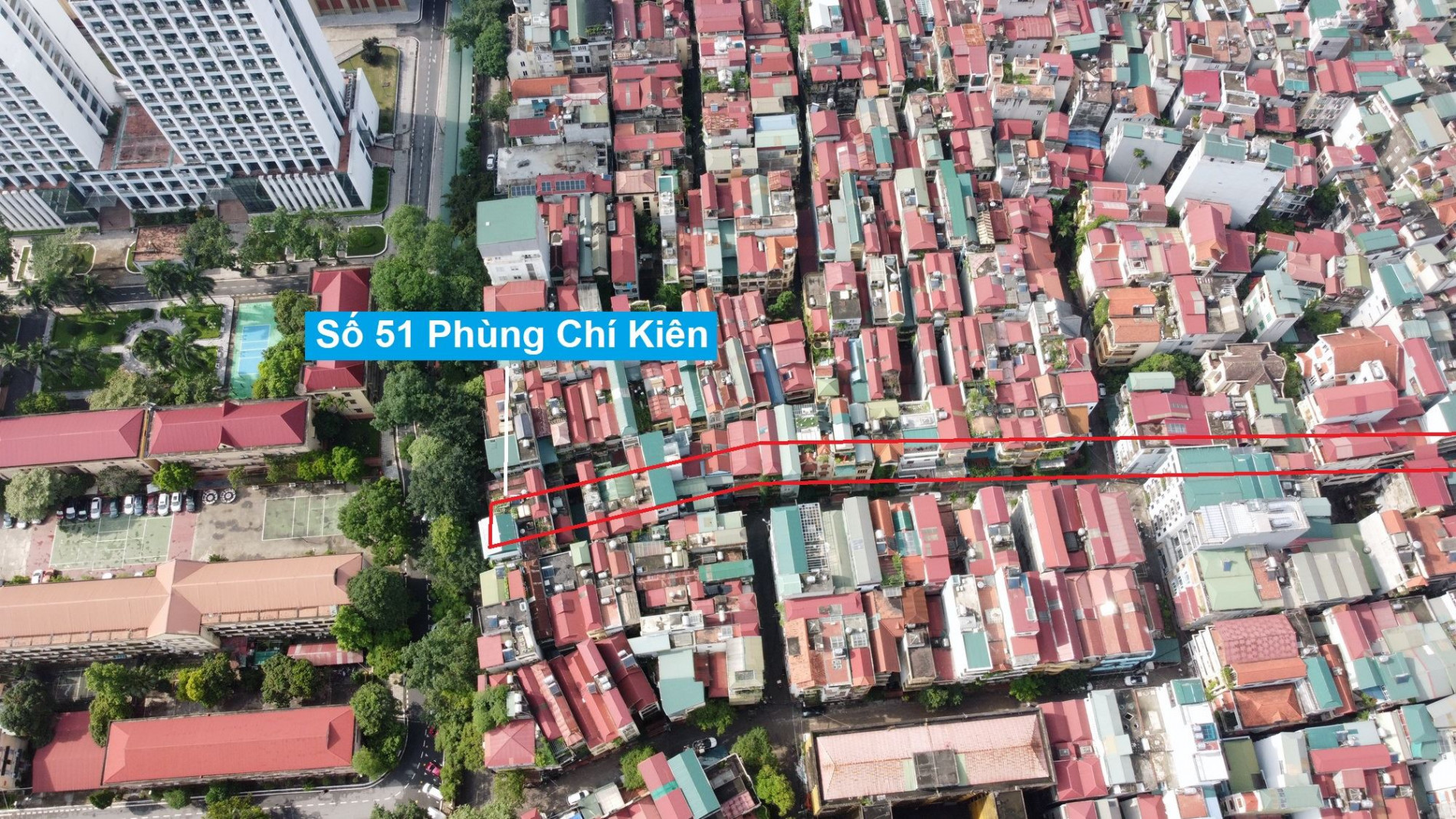 Đường sẽ mở theo quy hoạch ở phường Nghĩa Đô, Cầu Giấy, Hà Nội (phần 1)