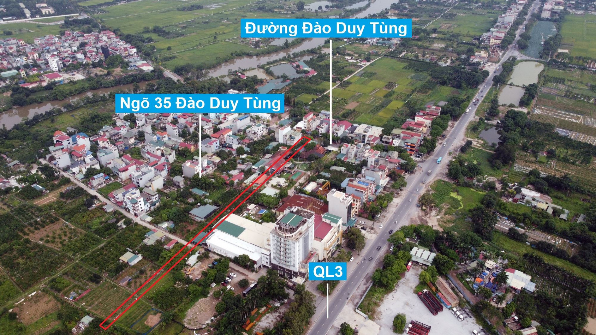Đường sẽ mở theo quy hoạch ở xã Uy Nỗ, Đông Anh, Hà Nội (phần 2)