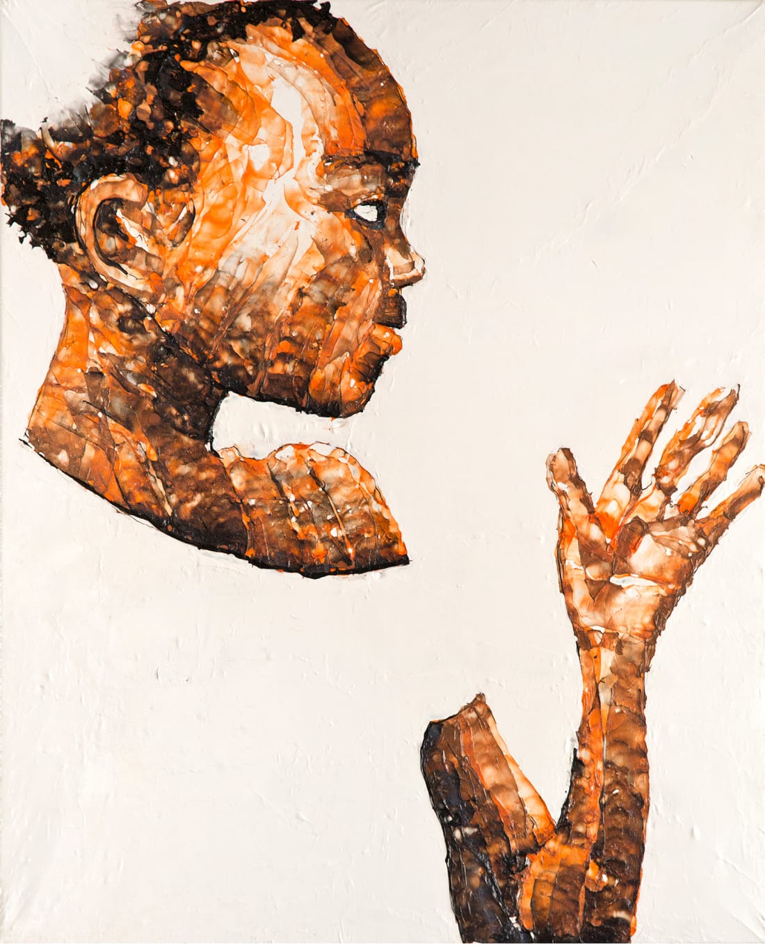 Họa sĩ Nam Phi vẽ tranh từ rác thải nhựa, kết quả là những tác phẩm kinh ngạc đến mức khó tin - Ảnh 4.