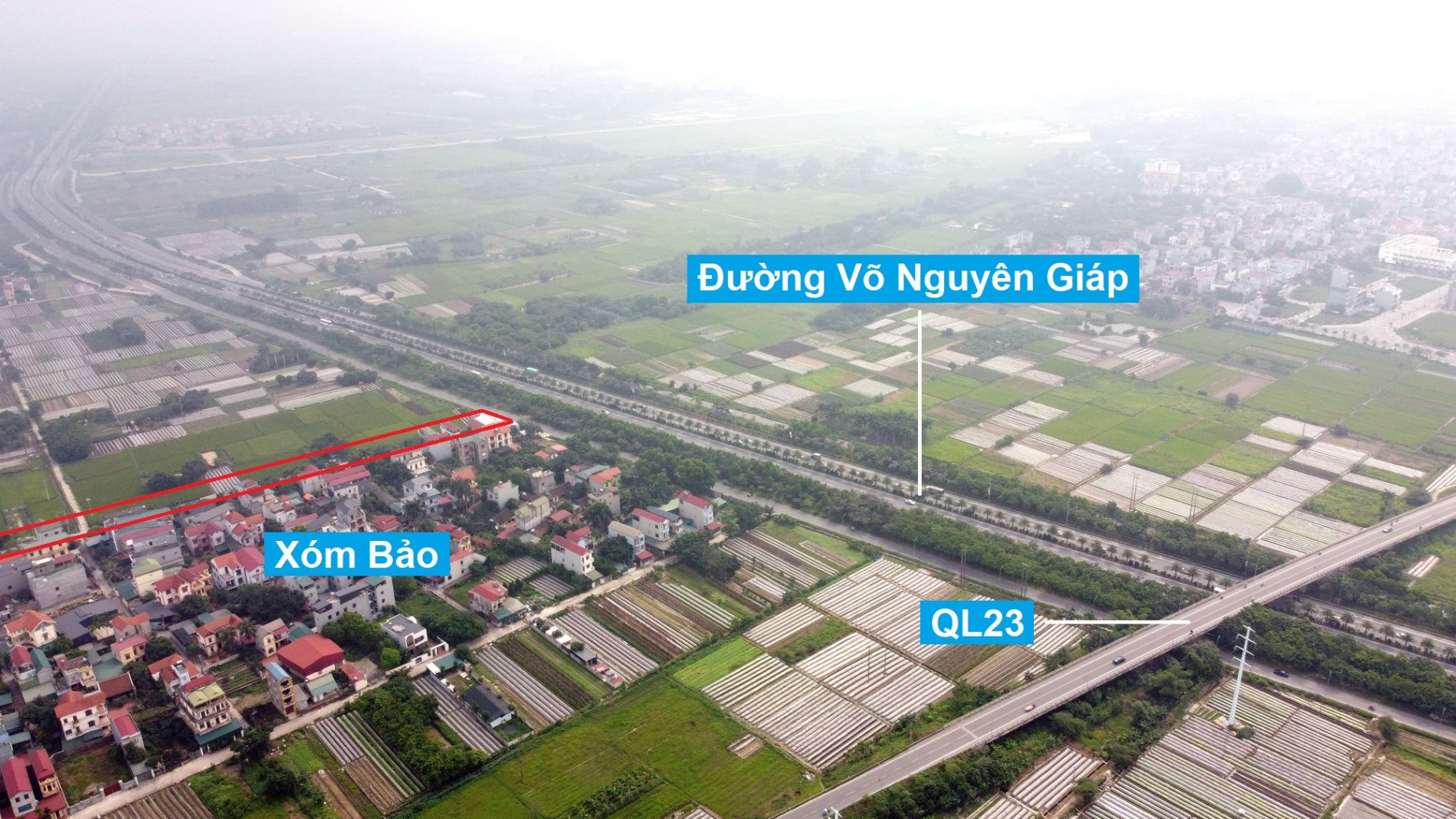 Đường sẽ mở theo quy hoạch ở xã Vân Nội, Đông Anh, Hà Nội (phần 3)