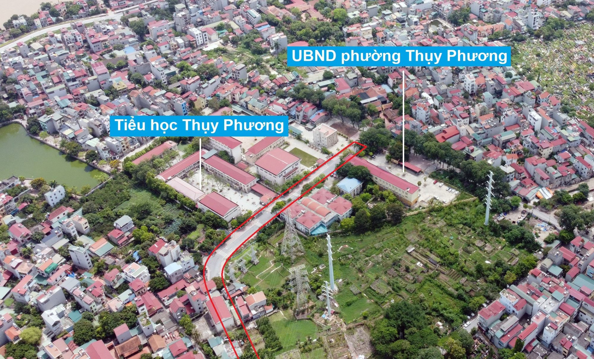 Đường sẽ mở theo quy hoạch ở phường Thụy Phương, Bắc Từ Liêm, Hà Nội (phần 4)