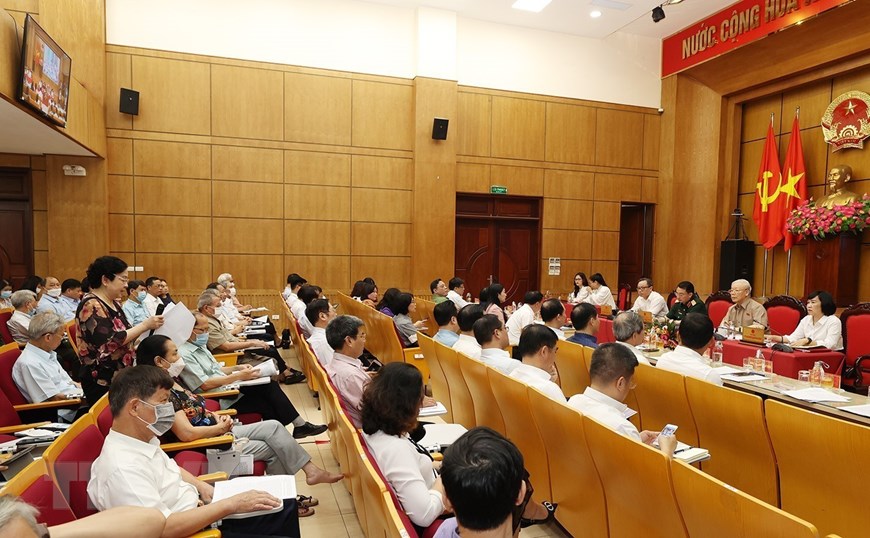 Tổng Bí thư dự buổi tiếp xúc cử tri báo cáo kết quả kỳ họp Quốc hội | Chính trị | Vietnam+ (VietnamPlus)