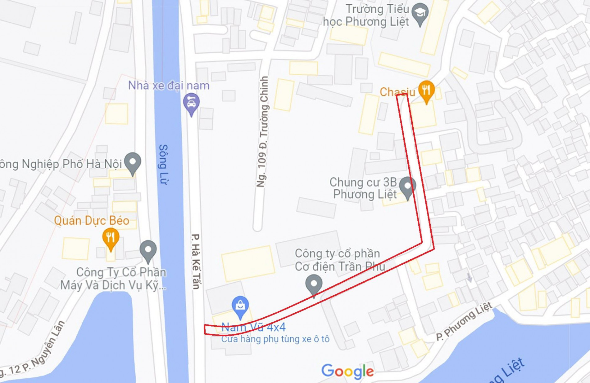 Đường sẽ mở theo quy hoạch ở phường Phương Liệt, Thanh Xuân, Hà Nội (phần 2)