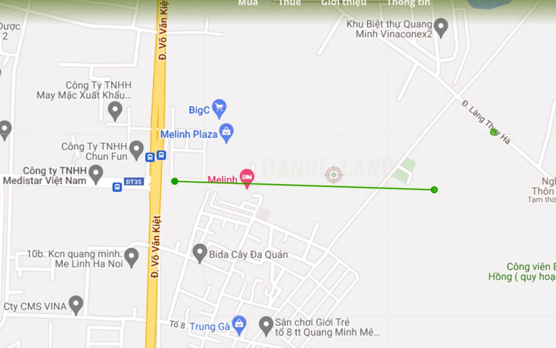 Đường sẽ mở theo quy hoạch ở thị trấn Quang Minh, Mê Linh, Hà Nội (phần 1)
