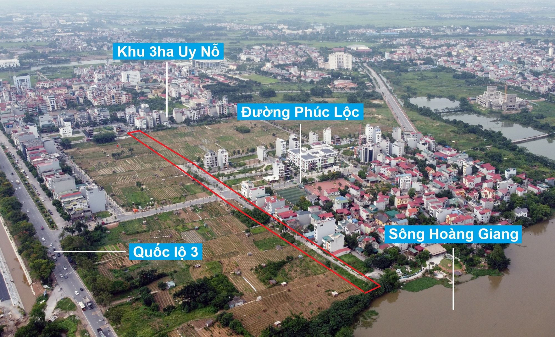 Đường sẽ mở theo quy hoạch ở xã Uy Nỗ, Đông Anh, Hà Nội (phần 3)