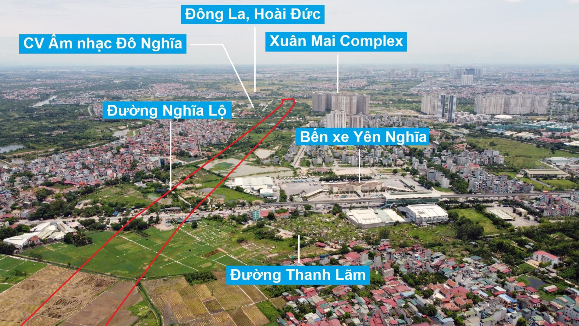 Đường Vành đai 4 sẽ mở theo quy hoạch qua quận Hà Đông, Hà Nội
