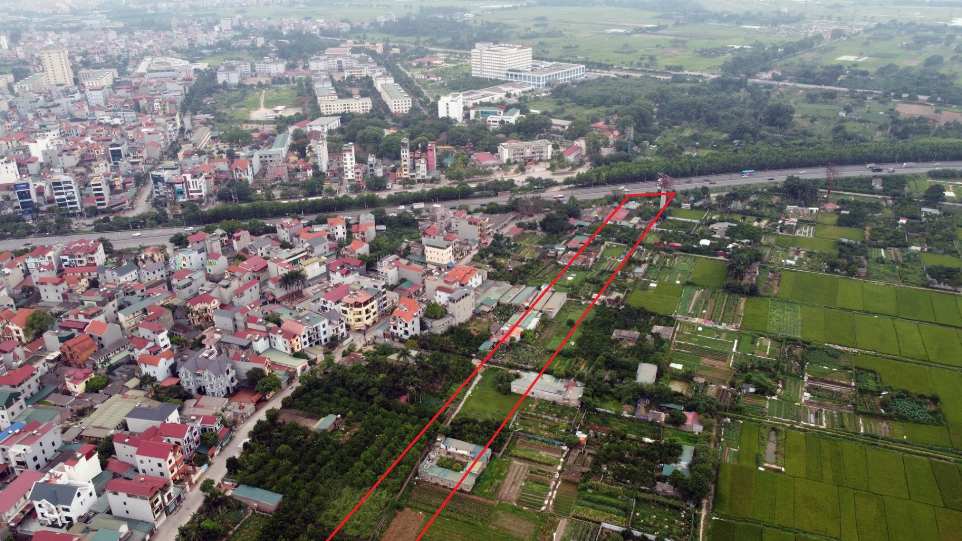 Đường sẽ mở theo quy hoạch ở xã Kim Chung, Đông Anh, Hà Nội (phần 4)