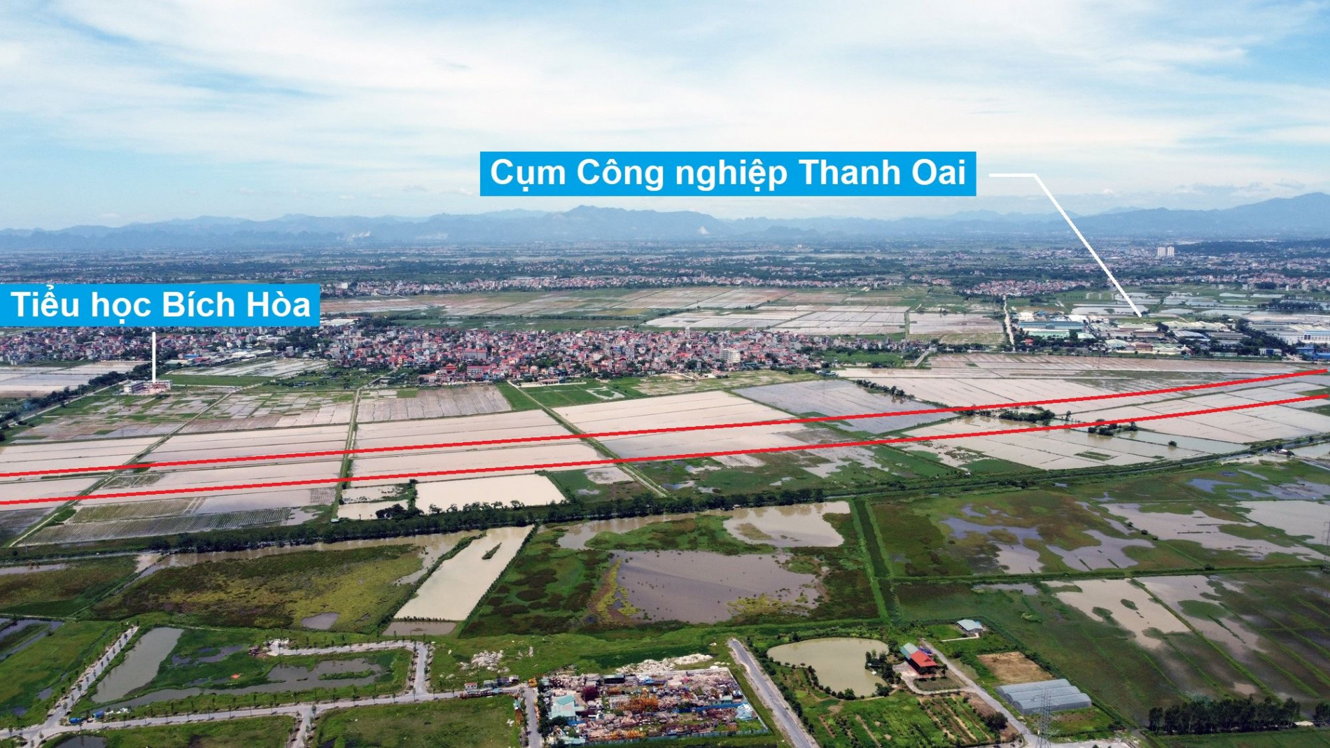 Đường Vành đai 4 sẽ mở theo quy hoạch qua huyện Thanh Oai, Hà Nội