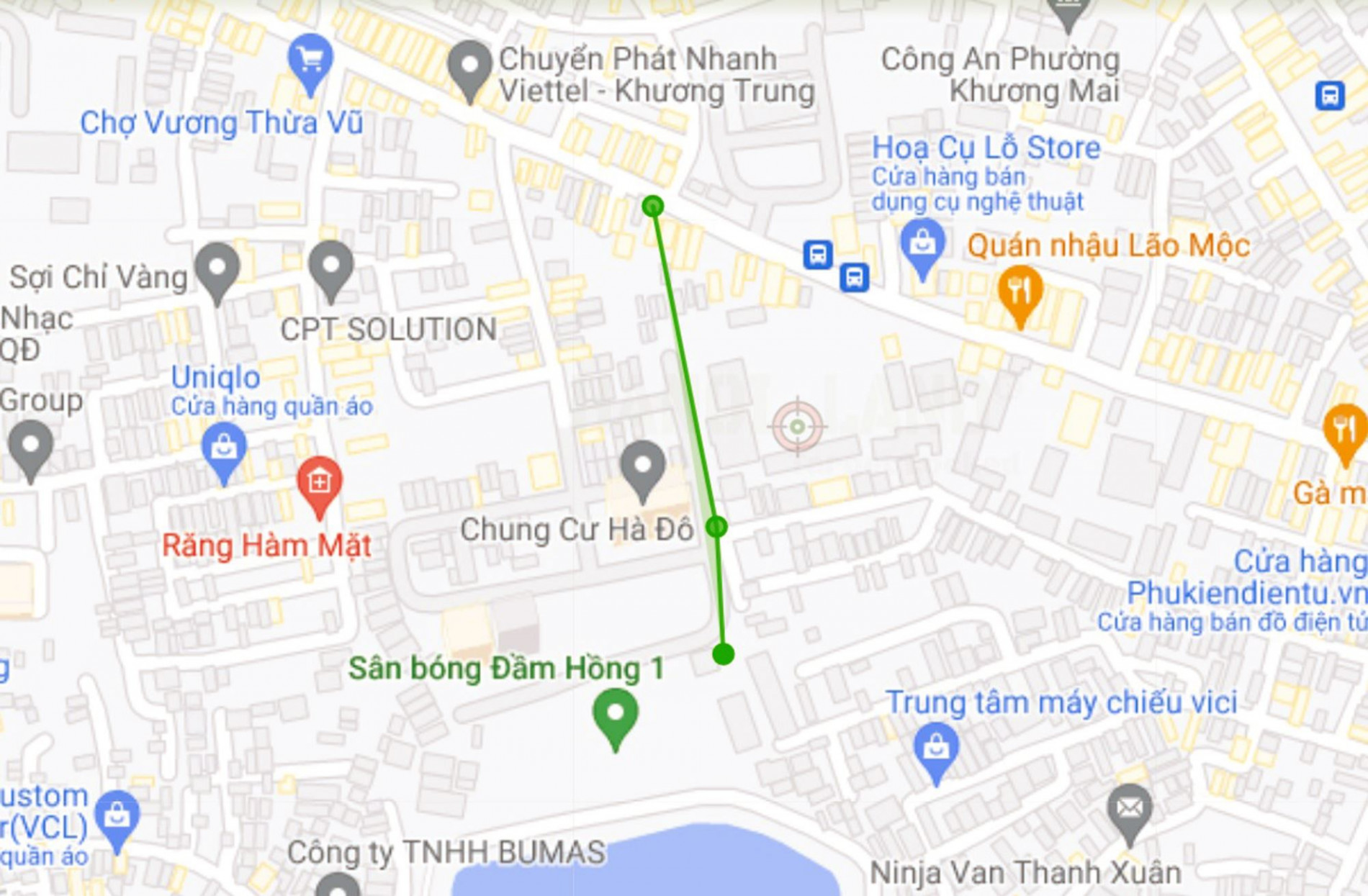 Đường sẽ mở theo quy hoạch ở phường Khương Trung, Thanh Xuân, Hà Nội (phần 2)