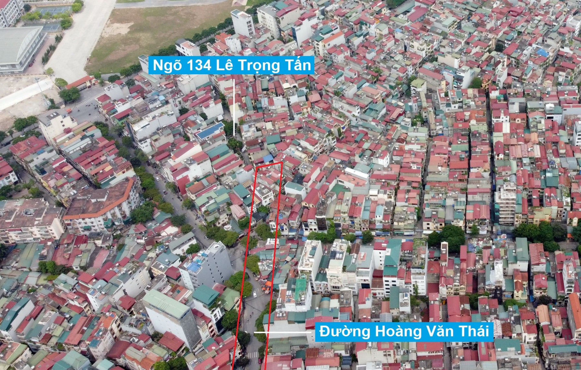 Đường sẽ mở theo quy hoạch ở phường Khương Trung, Thanh Xuân, Hà Nội (phần 2)
