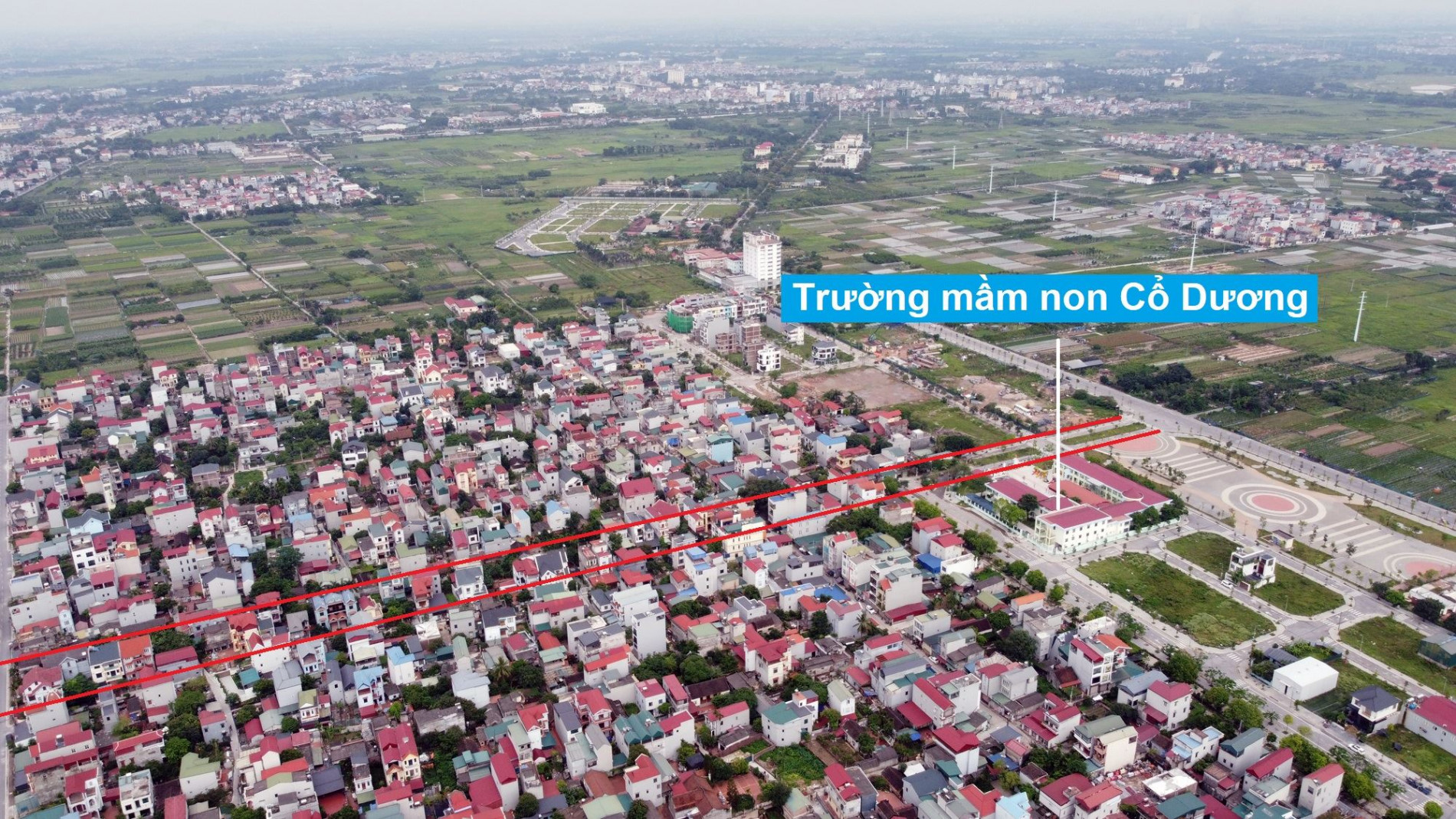 Đường sẽ mở theo quy hoạch ở xã Tiên Dương, Đông Anh, Hà Nội (phần 4)
