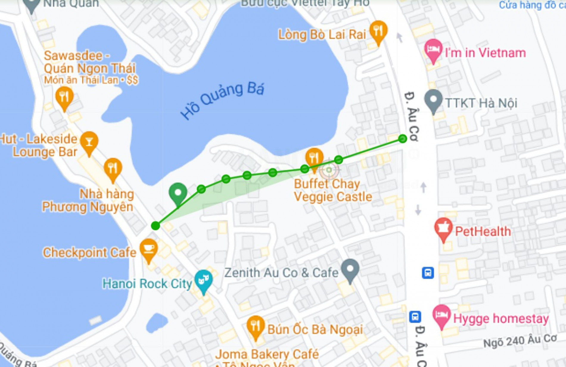 Đường sẽ mở theo quy hoạch ở phường Quảng An, Tây Hồ, Hà Nội (phần 1)