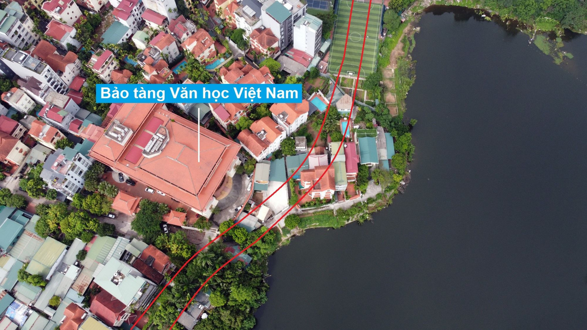 Đường sẽ mở theo quy hoạch ở phường Quảng An, Tây Hồ, Hà Nội (phần 1)