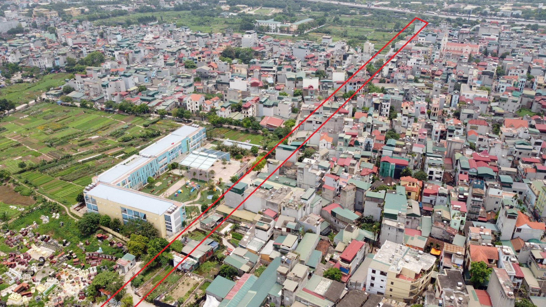 Đường sẽ mở theo quy hoạch ở phường Lĩnh Nam, Hoàng Mai, Hà Nội (phần 5)