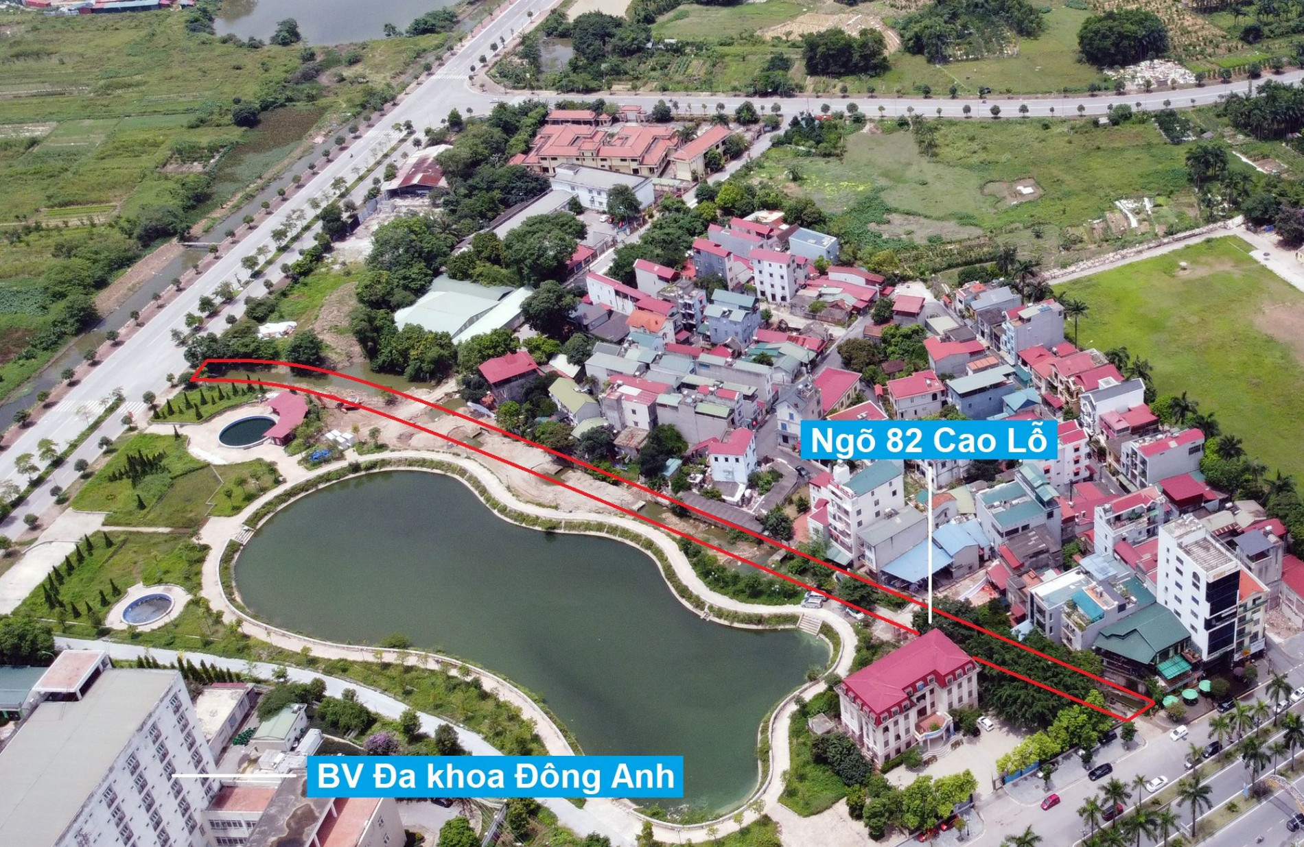 Đường sẽ mở theo quy hoạch ở xã Uy Nỗ, Đông Anh, Hà Nội (phần 4)