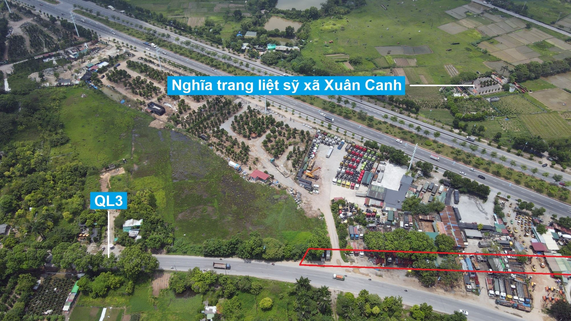 Đường sẽ mở theo quy hoạch ở xã Xuân Canh, Đông Anh, Hà Nội (phần 2)