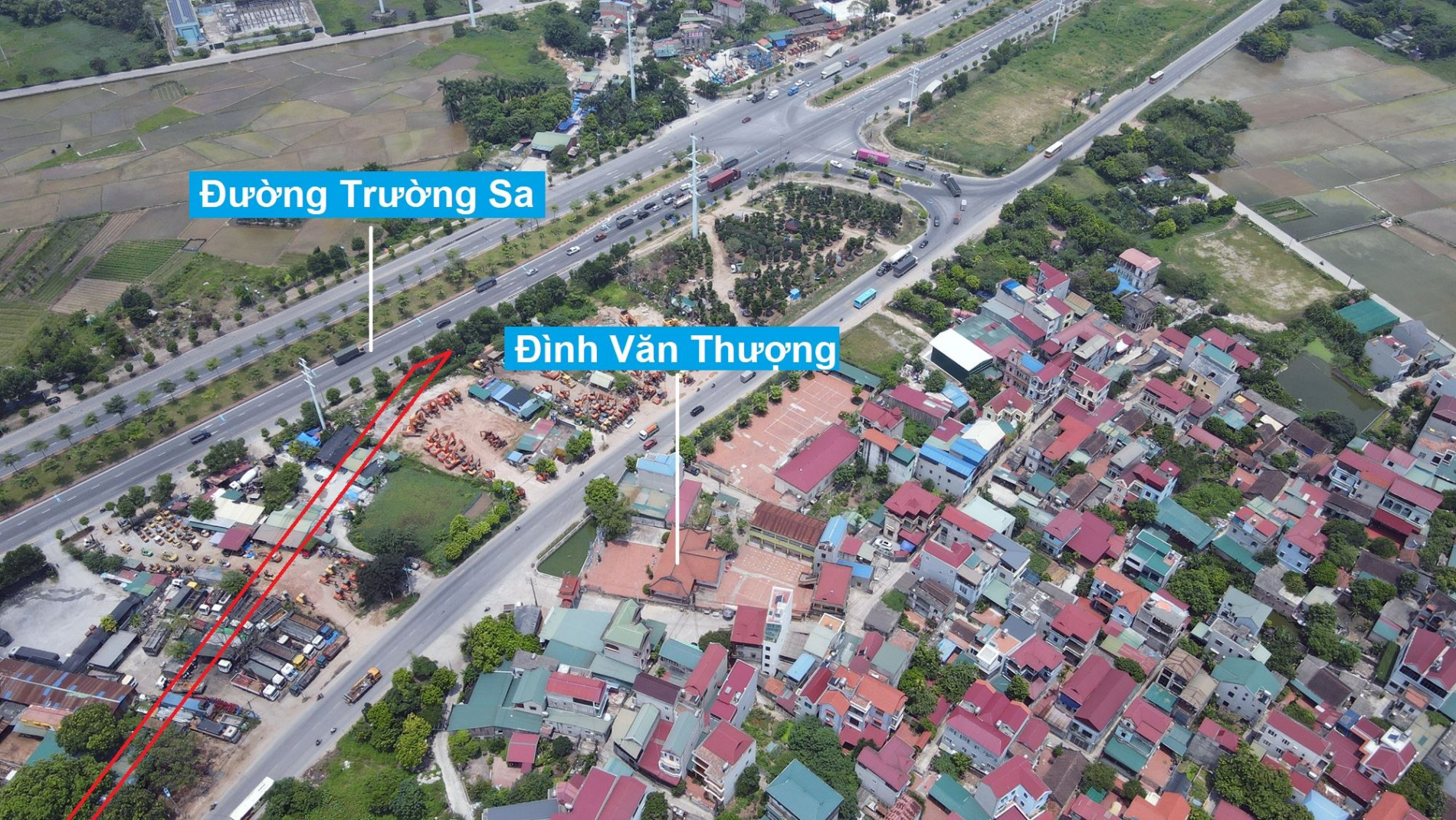 Đường sẽ mở theo quy hoạch ở xã Xuân Canh, Đông Anh, Hà Nội (phần 2)