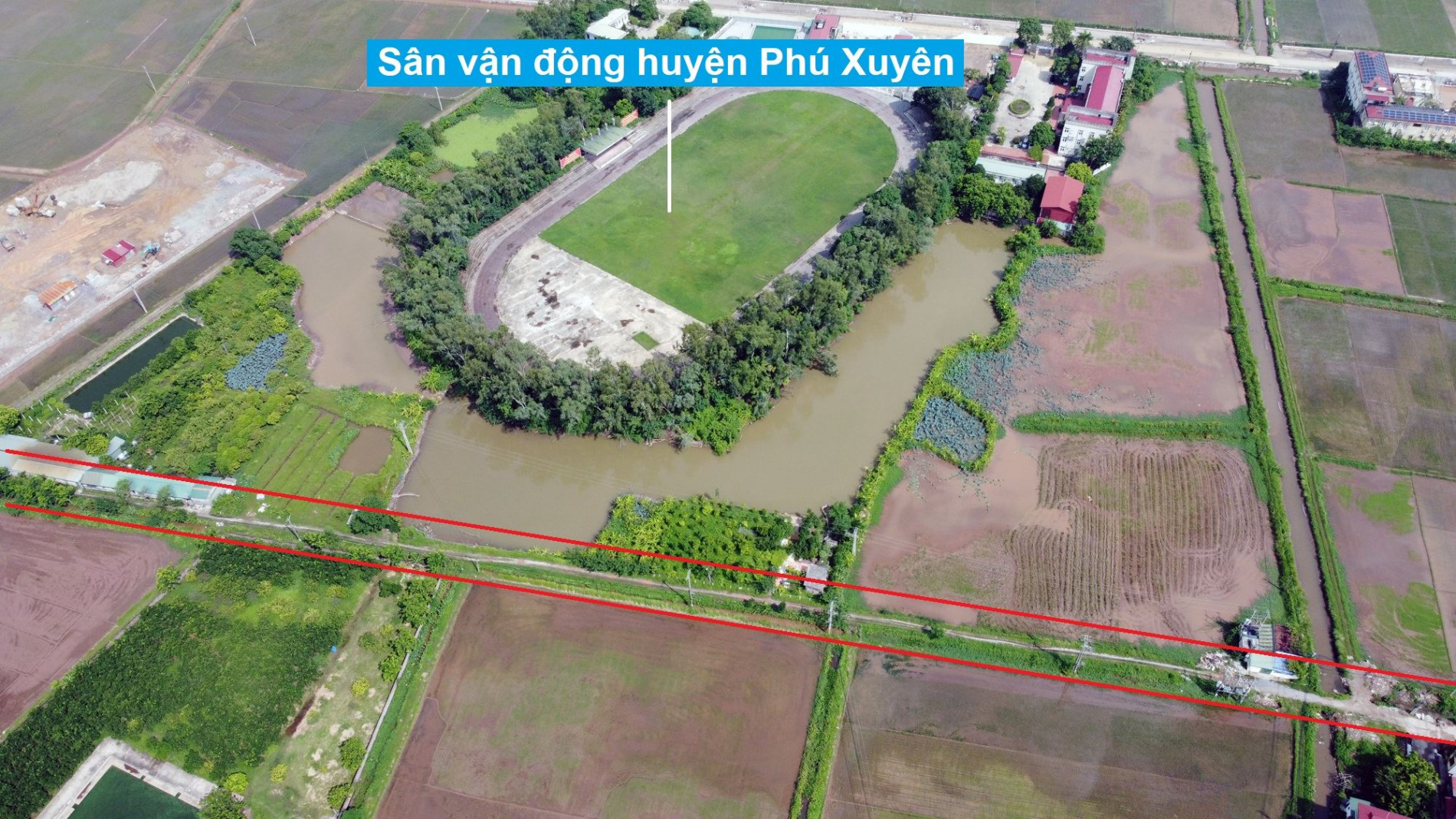 Đường sẽ mở theo quy hoạch ở thị trấn Phú Xuyên, Phú Xuyên, Hà Nội (phần 1)