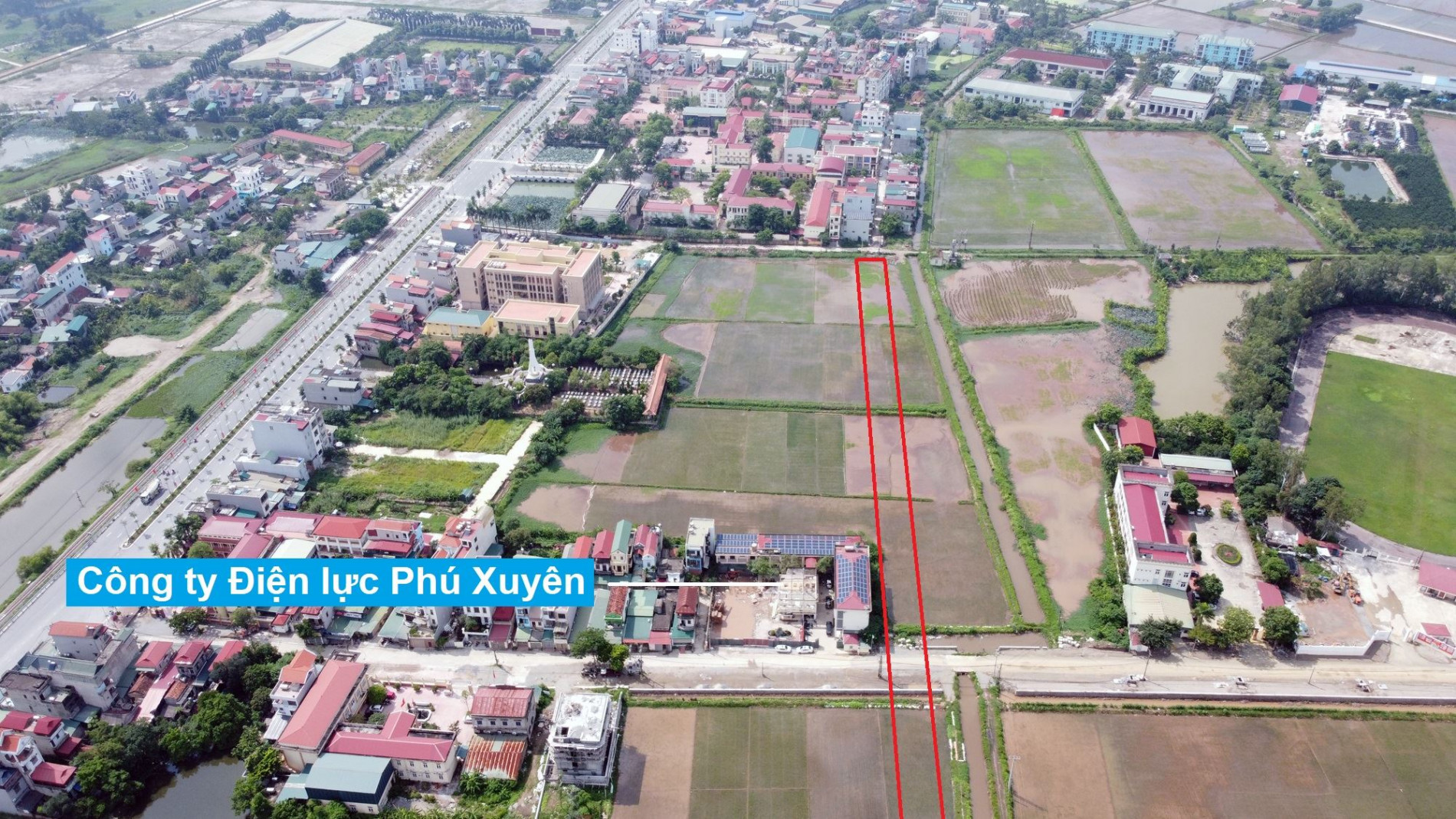 Đường sẽ mở theo quy hoạch ở thị trấn Phú Xuyên, Phú Xuyên, Hà Nội (phần 1)