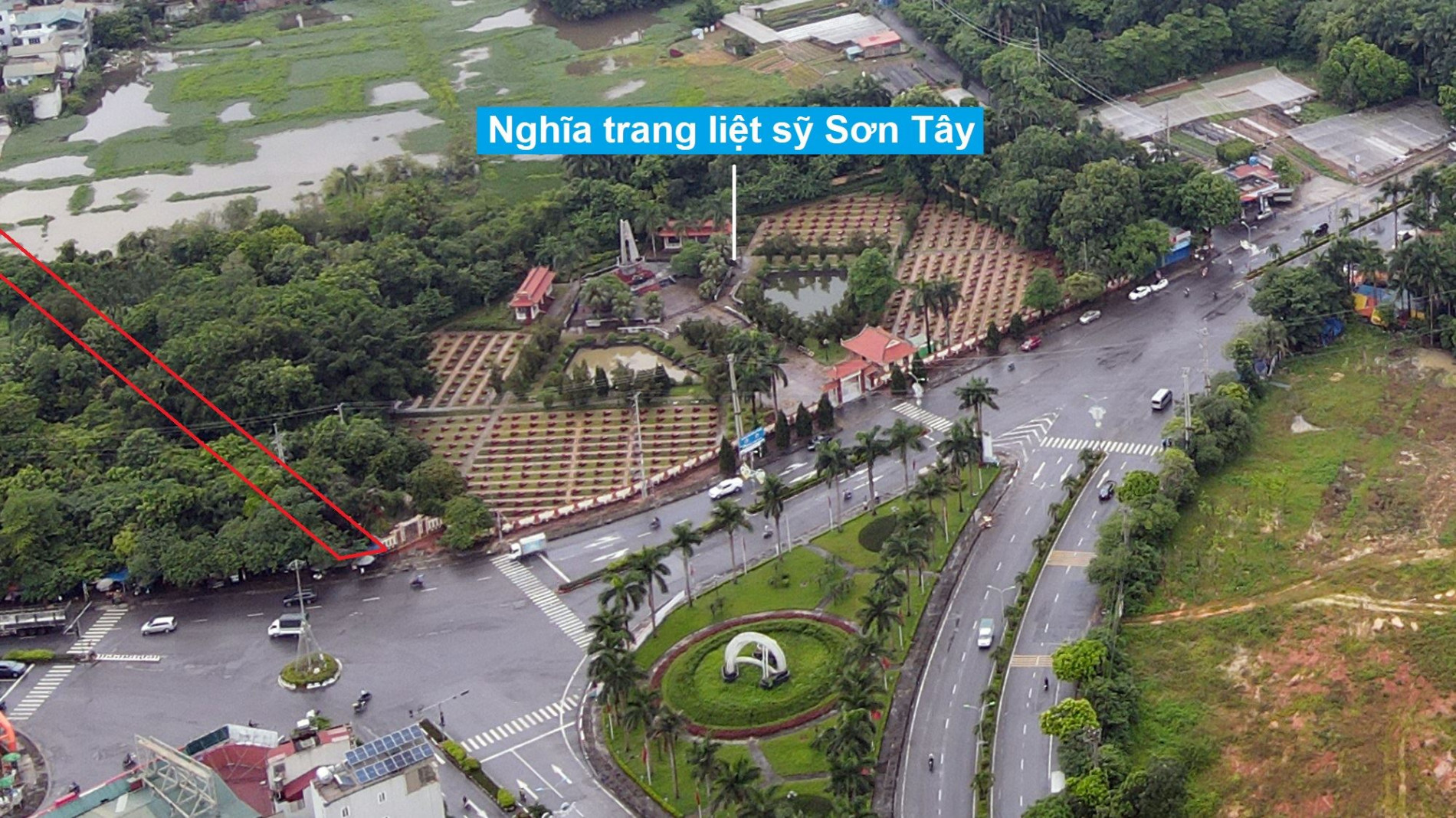 Đường sẽ mở theo quy hoạch ở thị xã Sơn Tây, Hà Nội (phần 1)