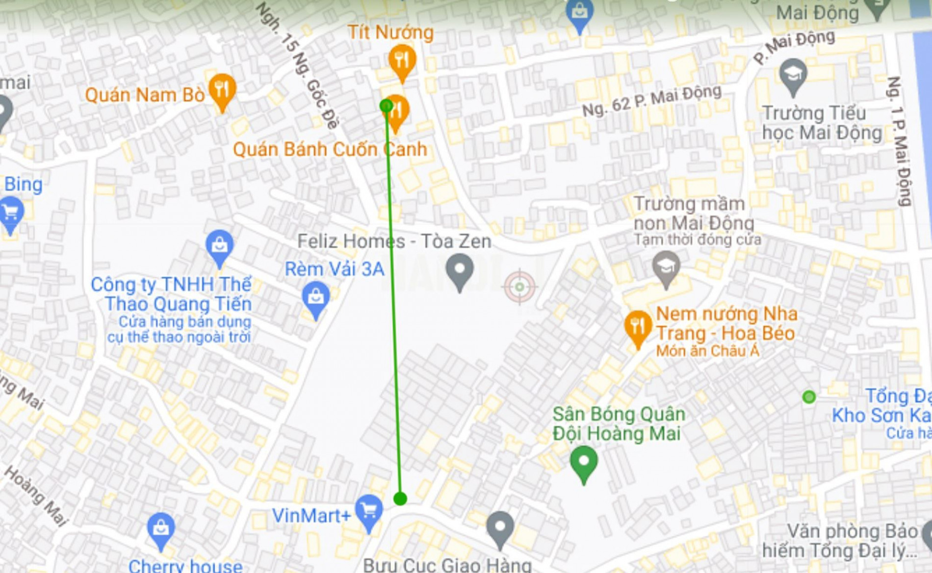 Đường sẽ mở theo quy hoạch ở phường Hoàng Văn Thụ, Hoàng Mai, Hà Nội (phần 2)