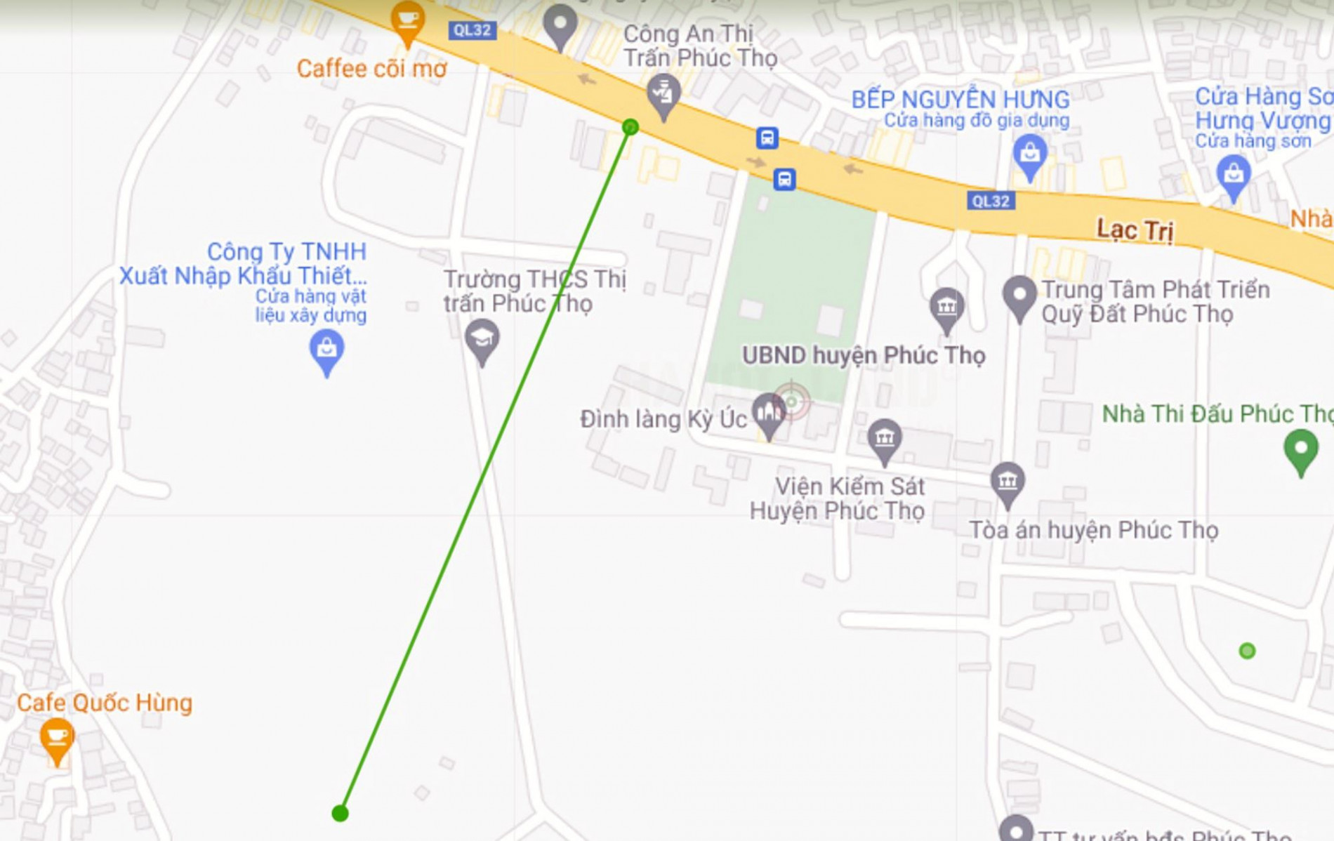 Đường sẽ mở theo quy hoạch ở thị trấn Phúc Thọ, Phúc Thọ, Hà Nội (phần 1)