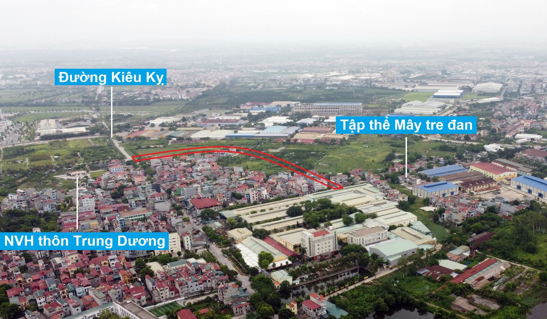 Đường sẽ mở theo quy hoạch ở xã Kiêu Kỵ, Gia Lâm, Hà Nội (phần 3)