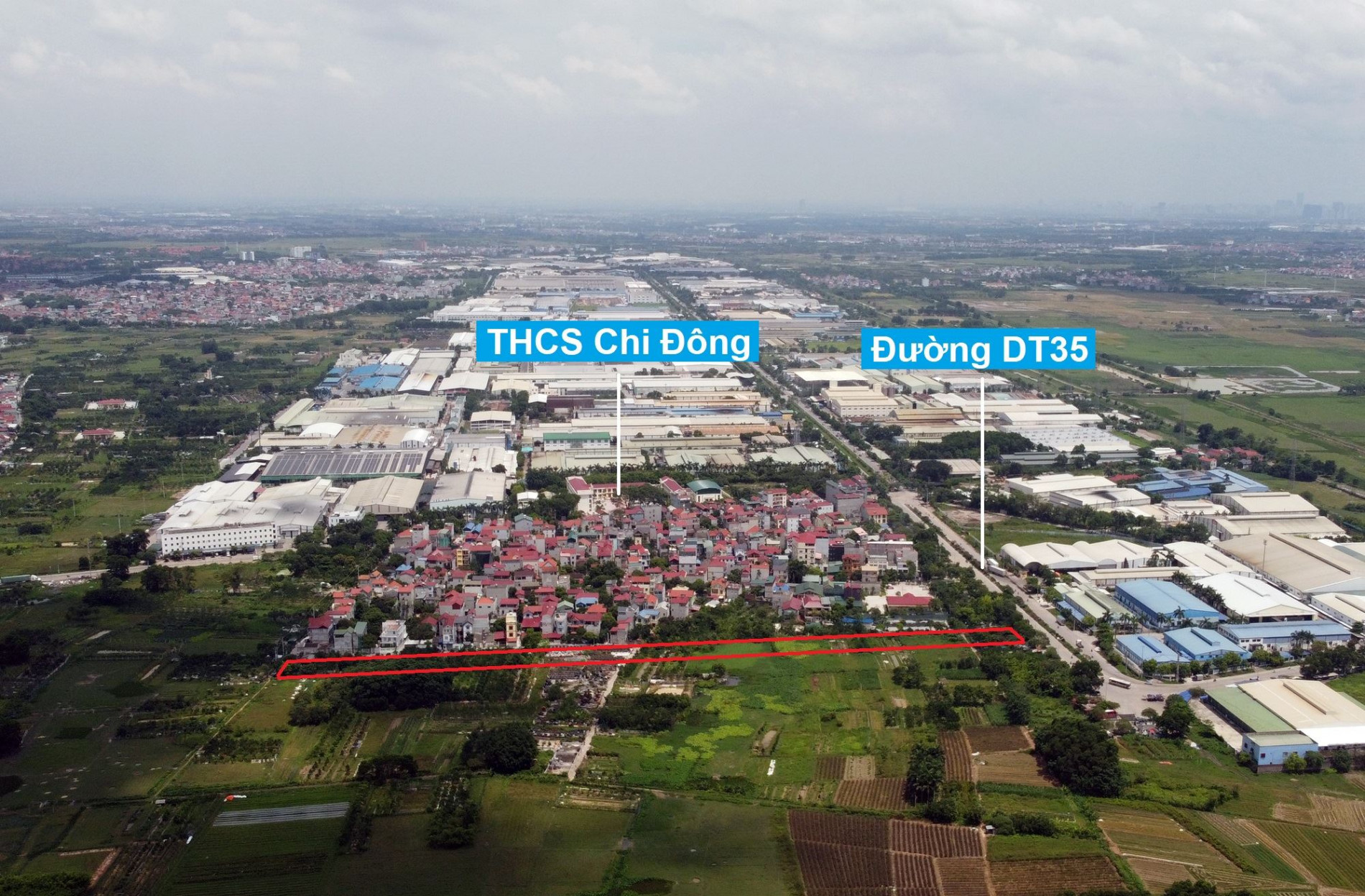 Đường sẽ mở theo quy hoạch ở thị trấn Chi Đông, Mê Linh, Hà Nội (phần 3)