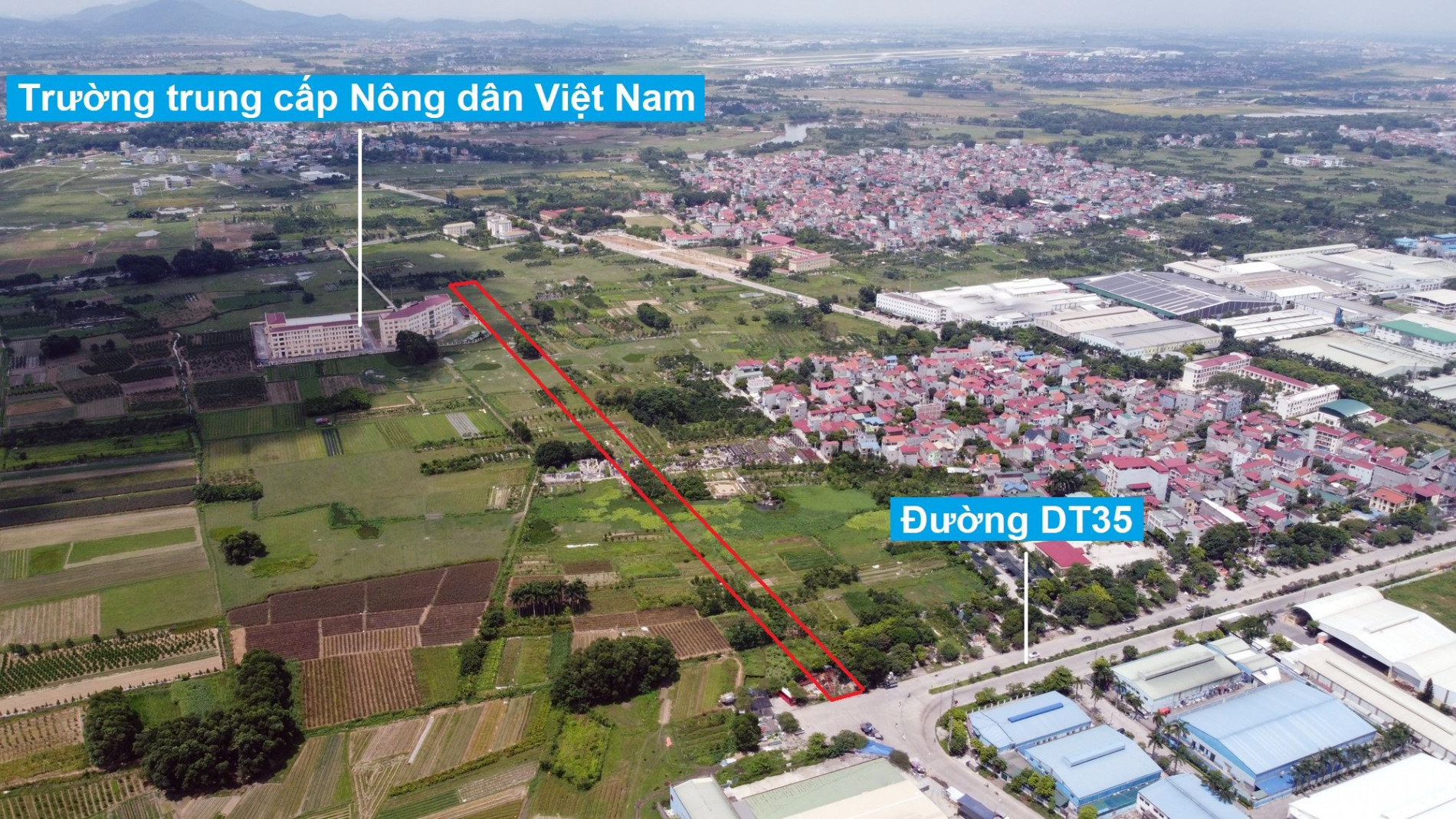 Đường sẽ mở theo quy hoạch ở thị trấn Chi Đông, Mê Linh, Hà Nội (phần 3)