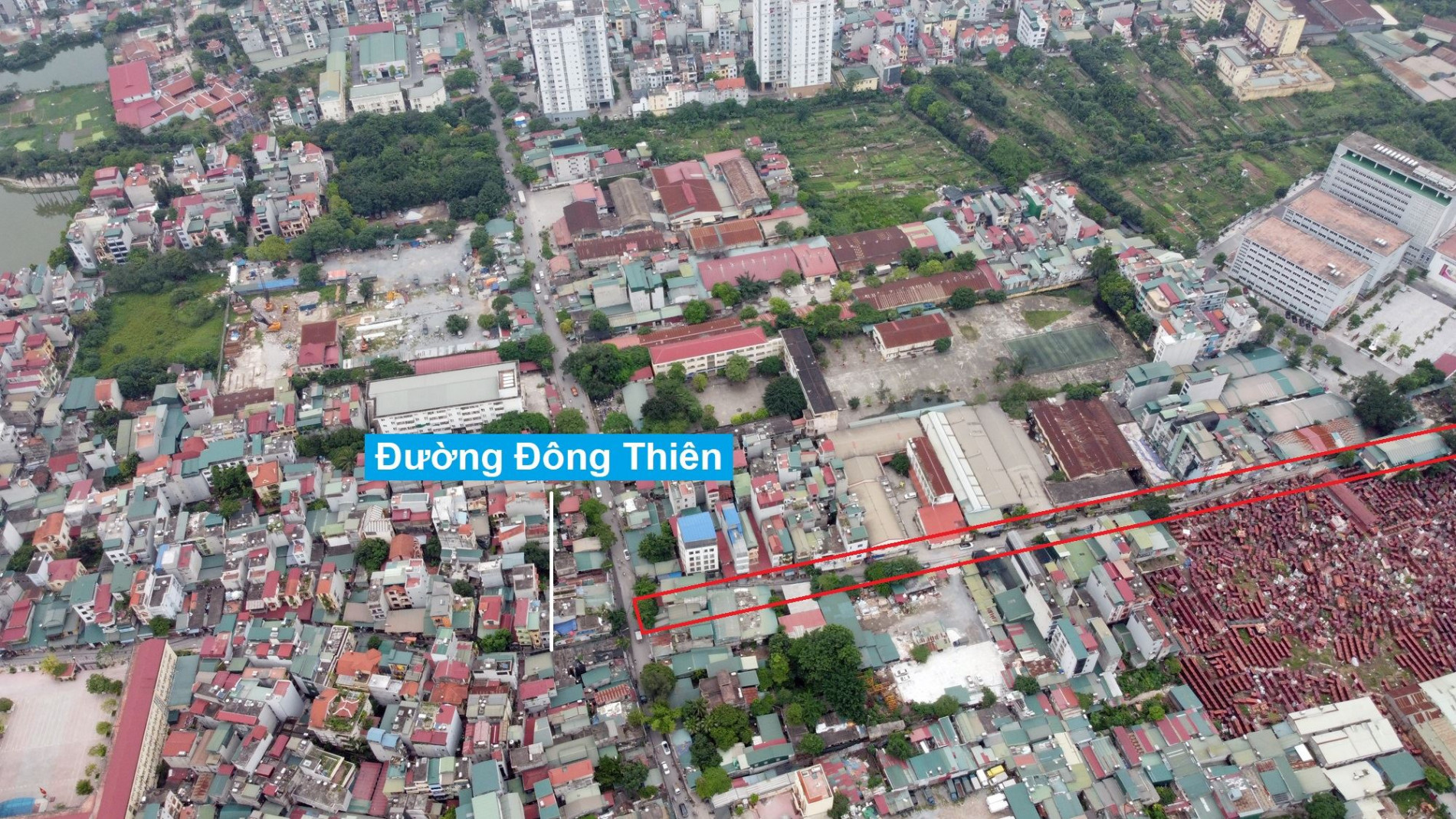 Đường sẽ mở theo quy hoạch ở phường Vĩnh Hưng, Hoàng Mai, Hà Nội (phần 2)