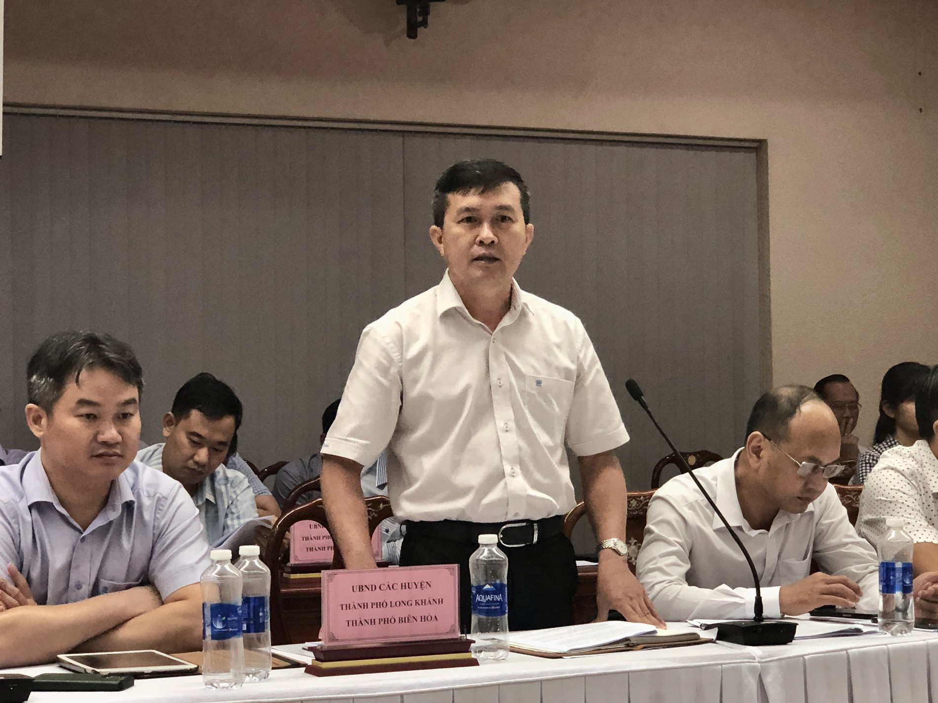 Ông Thái Thanh Phong – Phó Giám đốc Sở Công thương tỉnh Đồng Nai phát biểu tại buổi họp báo